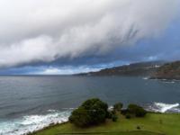 Eine herannahende Wolkenfront bringt Regen - São Miguel